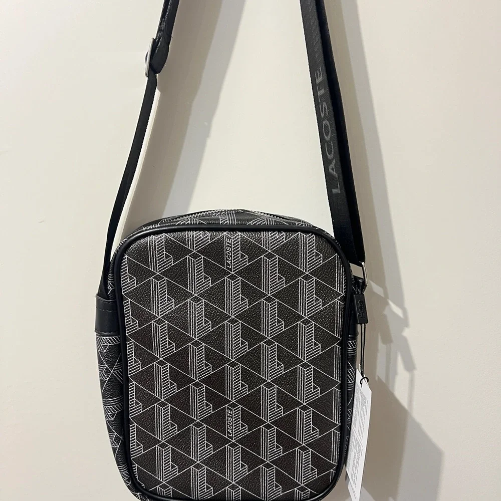 Lacoste Monogram Vertical Camera Bag Crossbody bag